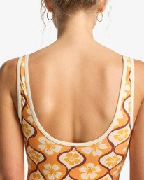 6 Sol Groove - Retro-Surf-Badeanzug f&uuml;r Frauen Orange 24O301606 Billabong