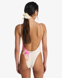 2 Sunny Shore Deep V - Knapp geschnittener Badeanzug f&uuml;r Frauen Weiss 24O301609 Billabong