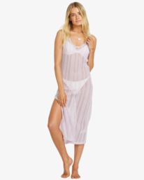 0 Lunar Days - Midi Beach Dress for Women Purple 24O601506 Billabong