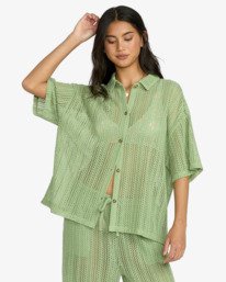 0 Largo - Beach Overshirt for Women Green 24O601513 Billabong
