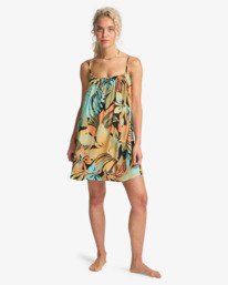1 Beach Song Printed Mini - Strandkleid f&uuml;r Frauen Blau 24O601603 Billabong