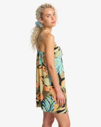 3 Beach Song Printed Mini - Strandkleid f&uuml;r Frauen Blau 24O601603 Billabong