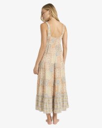 2 All Good Maxi - Abito in viscosa stropicciata da Donna Blue 24O601606 Billabong