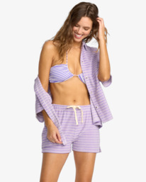 5 Josie Stripe - Strandshorts für Frauen Violett 24O603501 Billabong