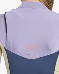 6 3/2mmn Synergy Natural - Chest Zip Wetsuit for Girls 8-16 Red 24RW193503 Billabong