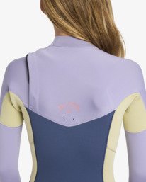 4 4/3mm Synergy Natural - Wetsuit met een Borstrits voor Meisjes 8-16 Red 24RW193504 Billabong