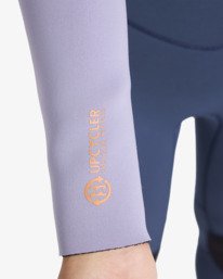 5 4/3mm Synergy Natural - Wetsuit met een Borstrits voor Meisjes 8-16 Red 24RW193504 Billabong