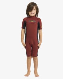 0 2/2mm Absolute - Springsuit manches courtes back zip pour B&eacute;b&eacute;s Multi 24YW251601 Billabong