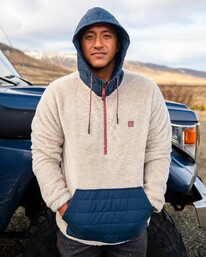 0 Badger  - Sudadera con media cremallera para Hombre  A1FL09BIW0 Billabong