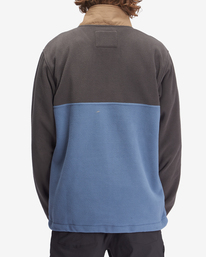 2 Boundary Mock Lite - Sweatshirt mit Halbreißverschluss für Männer Schwarz A1HO09BIMU Billabong