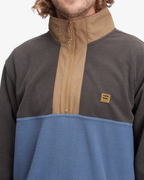 4 Boundary Mock Lite - Sweatshirt mit Halbreißverschluss für Männer Schwarz A1HO09BIMU Billabong