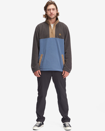 1 Boundary Mock Lite - Sweatshirt mit Halbreißverschluss für Männer Schwarz A1HO09BIMU Billabong