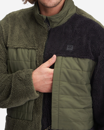 4 Glacier Offcut - Zip-Up Sweatshirt for Men Brown A1HO18BIMU Billabong
