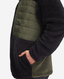 5 Glacier Offcut - Zip-Up Sweatshirt for Men Brown A1HO18BIMU Billabong