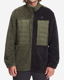 0 Glacier Offcut - Zip-Up Sweatshirt for Men Brown A1HO18BIMU Billabong