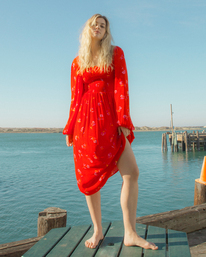 0 Best Coast - Midi Dress for Women  A3DR04BIW0 Billabong