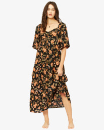 2 Swept Away - Midi Dress for Women Black A3DR09BIW0 Billabong