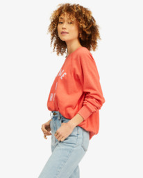 4 Keep Tryin'  - Sudadera para Mujer Rojo A3FL06BIW0 Billabong