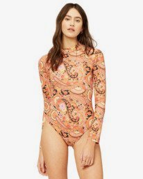 0 LOST IN TIME ZIP BODYSUIT  A3GY02BIMU Billabong