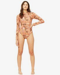 1 LOST IN TIME ZIP BODYSUIT  A3GY02BIMU Billabong