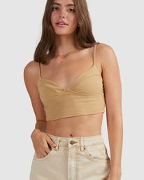 6 Feel Free - Camiseta de tirantes para Mujer  A3KT04BIW0 Billabong
