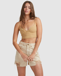 2 Feel Free - Camiseta de tirantes para Mujer  A3KT04BIW0 Billabong