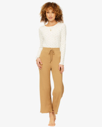 1 Keep Loungin' - Tracksuit Bottoms for Women Brown A3PV08BIW0 Billabong