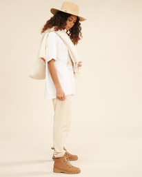 1 Perfect Weekend  - Pantaloni della tuta da Donna Beige A3PV09BIW0 Billabong