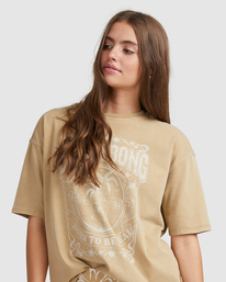 3 Feel Real - Boyfriend T-Shirt for Women  A3SS13BIW0 Billabong