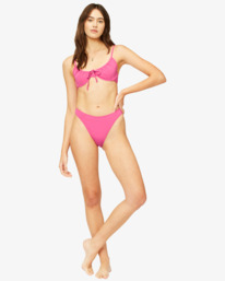 1 Sol Searcher - Ruched Bikini Top for Women Pink A3ST18BIW0 Billabong
