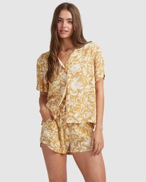1 Babin Button Thru - Camisa para Mujer  A3TP10BIW0 Billabong