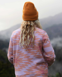 1 Boundary  - Fleece mit Halbreißverschluss für Frauen Blau A3WA01BIW0 Billabong
