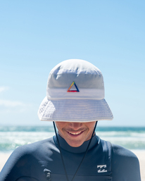 0 Crawford  - Chapeau safari pour Homme Blanc A5HT04BIW0 Billabong