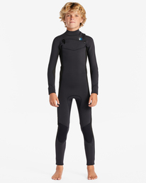 1 5/4mm Absolute - Chest Zip Wetsuit for Boys 2-7 Blue ABBW100131 Billabong