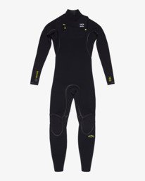 12 3/2mm Boys Furnace Natural - Chest Zip Wetsuit for Boys 8 - 16 Black ABBW100148 Billabong