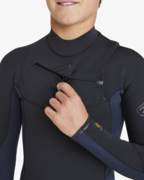 4 4/3mm Absolute Natural - Chest Zip GBS Wetsuit for Boys 8 - 16 Blue ABBW100151 Billabong