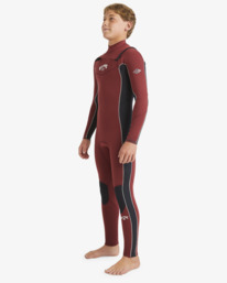 1 4/3mm Absolute Natural - Chest Zip GBS Wetsuit para Rapazes 8-16 Vermelho ABBW100151 Billabong