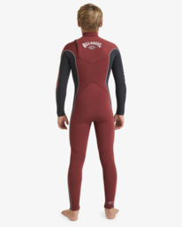 2 5/4mm Absolute Natural - Wetsuit met GBS en een Borstrits voor Jongens 6-16 Red ABBW100152 Billabong