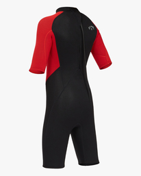 5 2/2mm Intruder - Springsuit Back Zip manches courtes pour Garçon Rouge ABBW500111 Billabong