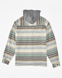 1 Baja Flannel - Langärmliges Hemd für Jungen 8-16 Weiss ABBWT00123 Billabong