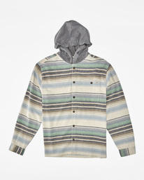 0 Baja Flannel - Langärmliges Hemd für Jungen 8-16 Weiss ABBWT00123 Billabong