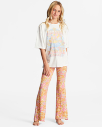 0 Tell Me Cozy - Flared Trousers for Girls 4-16  ABGNP00126 Billabong