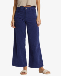 3 Be Free - Corduroy Pants for Women Blue ABJDP00157 Billabong