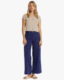 0 Be Free - Corduroy Pants for Women Blue ABJDP00157 Billabong