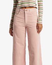 3 Be Free - Jean en velours côtelé pour Femme Rose ABJDP00157 Billabong