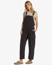 2 Sand Canyon  - Denim Overalls para Mulher Preto ABJDP00159 Billabong