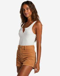 4 Free Fall - Short de Pana para Mujer Marron ABJDS00138 Billabong