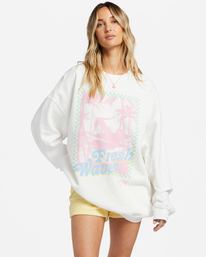 0 Ride In - Sweatshirt for Women White ABJFT00281 Billabong