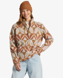 0 Boundary - Felpa con collo alto da Unisex Brown ABJFT00287 Billabong