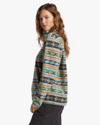 4 Boundary - Fleecejacke mit Stehkragen für Unisex Grün ABJFT00287 Billabong